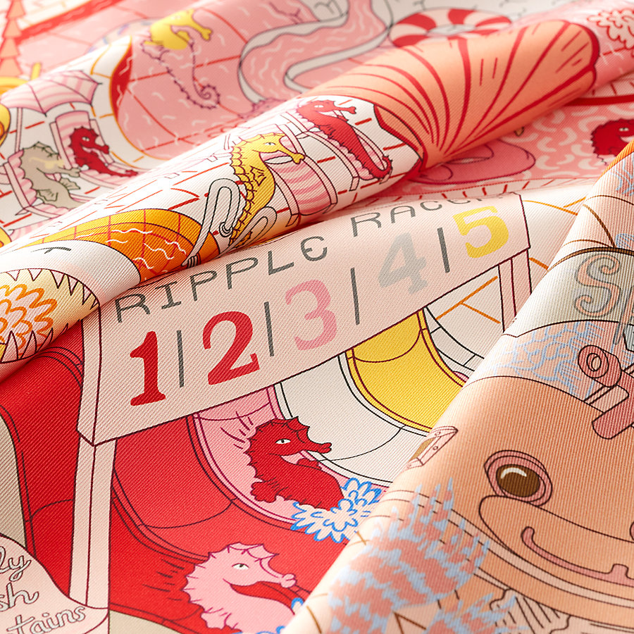 専用HERMES カレ90 ダブルフェイス スプラッシュパーク エルメス